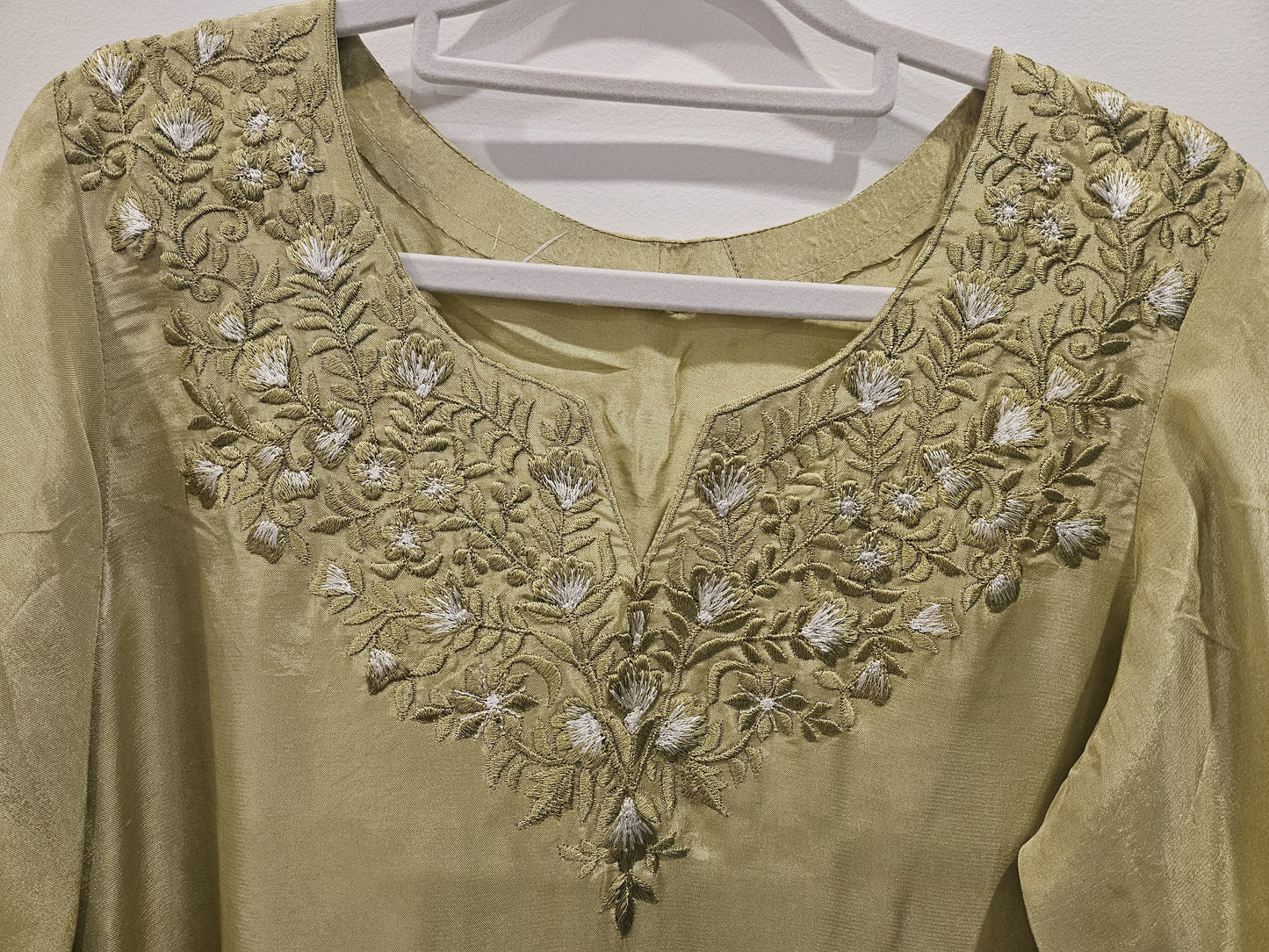 3 Pc Pure Silk Dress