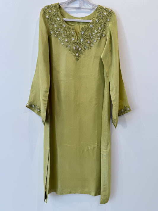 3 Pc Pure Silk Dress