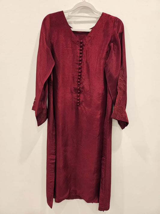3 Pc Pure Silk Dress