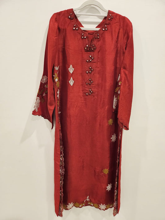 3 Pc Pure Silk Dress