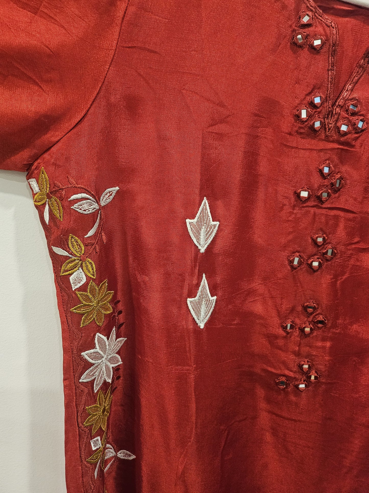 3 Pc Pure Silk Dress